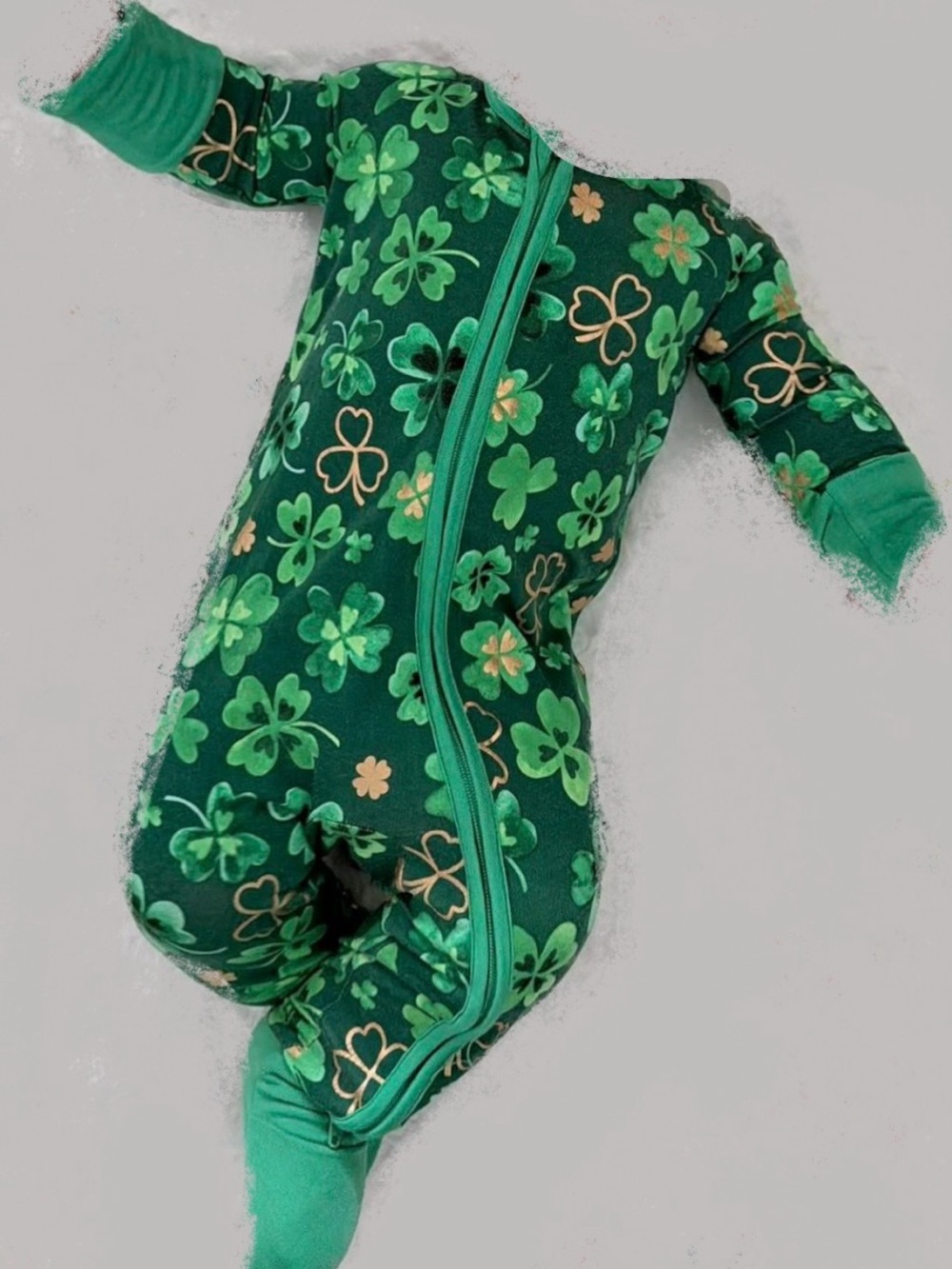 Little Sleepies St. Patrick’s Day Convertible Zippy